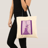 Unicorn met Butterflies Tote Bag (Voorkant (product))
