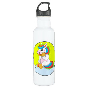 Unicorn met Cloud & Sun Waterfles