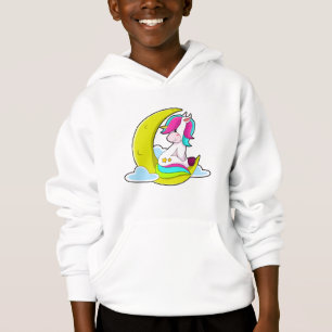Unicorn met Clouds & Moon