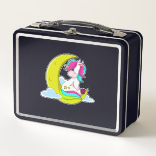 Unicorn met Clouds & Moon