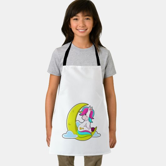 Unicorn met Clouds & Moon Schort (Insitu)