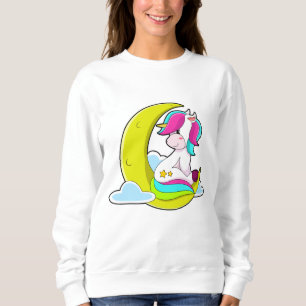 Unicorn met Clouds & Moon Trui