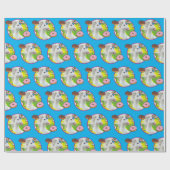 Unicorn met Donuts Cadeaupapier (Vlak)