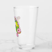 Unicorn met Donuts Glas (Links)