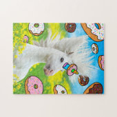 Unicorn met Donuts Legpuzzel (Horizontaal)