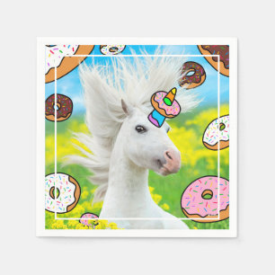 Unicorn met Donuts Servet