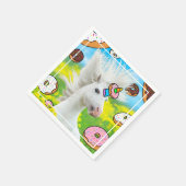 Unicorn met Donuts Servet (Hoek)