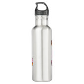 Unicorn met Donuts Waterfles (Achterkant)