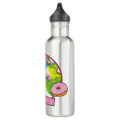 Unicorn met Donuts Waterfles (Rechts)