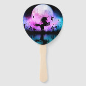 Unicorn met een beetje fee handwaaier (Achterkant)