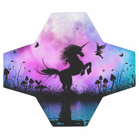 Unicorn met een beetje fee voetbal (Enkel)