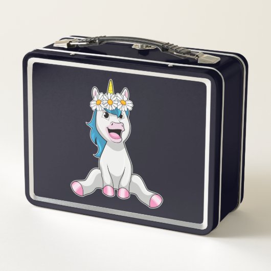 Unicorn met Flowers Daisy (Achterkant)