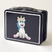 Unicorn met Flowers Daisy (Voorkant)