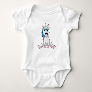 Unicorn met Flowers Daisy Romper