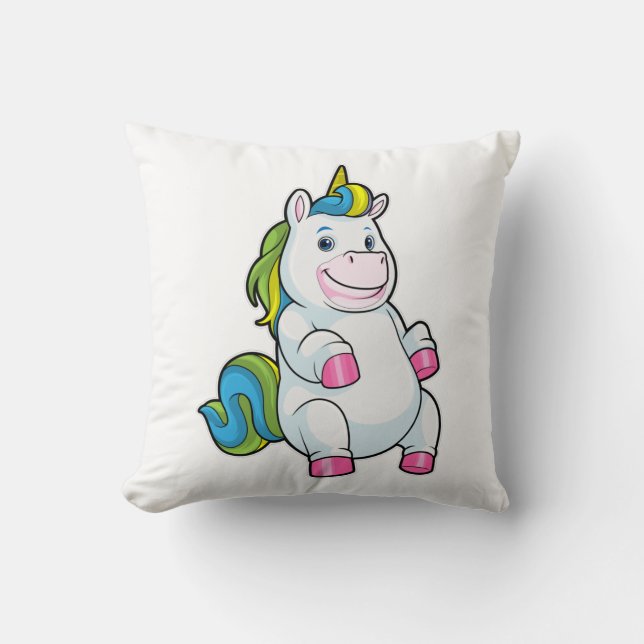 Unicorn met grote Belly Kussen (Voorkant)