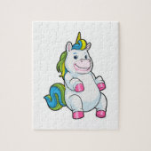 Unicorn met grote Belly Legpuzzel (Verticaal)