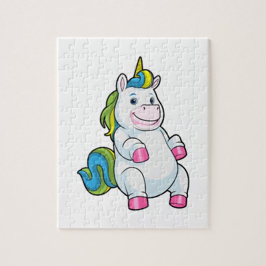 Unicorn met grote Belly Legpuzzel (Verticaal)
