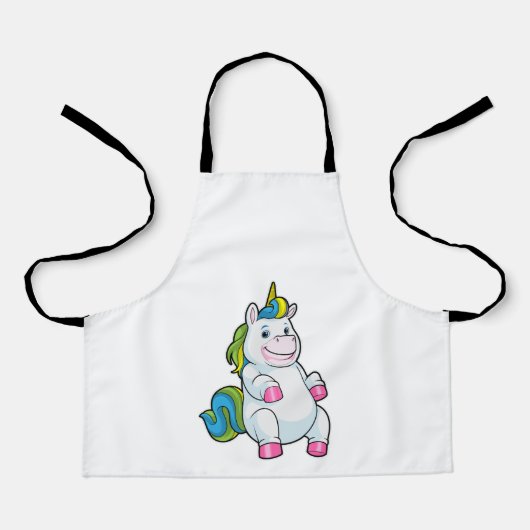 Unicorn met grote Belly Schort (Voorkant)