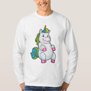 Unicorn met grote Belly T-shirt