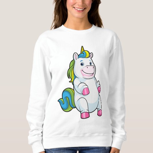 Unicorn met grote Belly Trui (Voorkant)