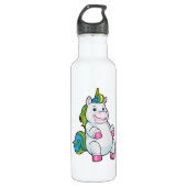 Unicorn met grote Belly Waterfles (Voorkant)