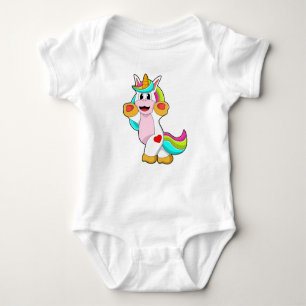 Unicorn met hart Tattoo Romper