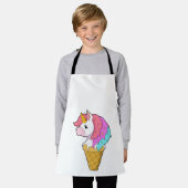 Unicorn met ijs schort (Gedragen)