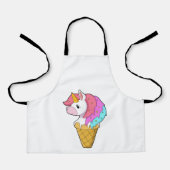 Unicorn met ijs schort (Voorkant)