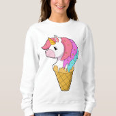 Unicorn met ijs trui (Voorkant)