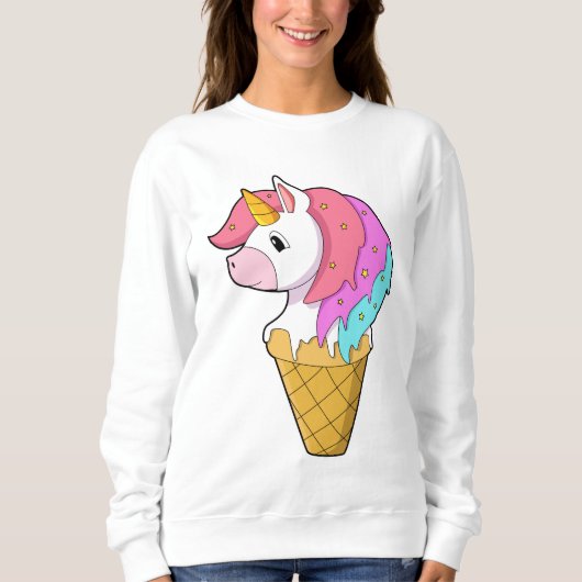 Unicorn met ijs trui (Voorkant)