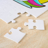 Unicorn met ijscrème legpuzzel (Zijkant)