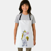 Unicorn met kauwgom schort (Insitu)