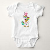 Unicorn met Lollipop Romper (Voorkant)