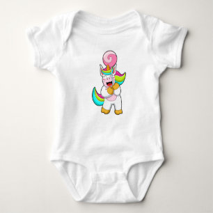 Unicorn met Lollipop Romper