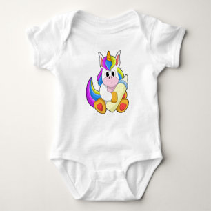 Unicorn met melkfles romper