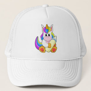 Unicorn met melkfles trucker pet