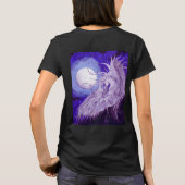 Unicorn met Moon T-shirt (Achterkant)