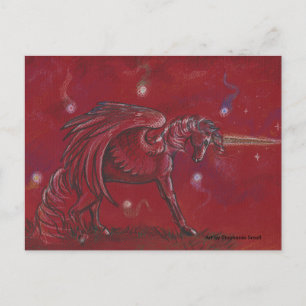 Unicorn met Orbs Briefkaart