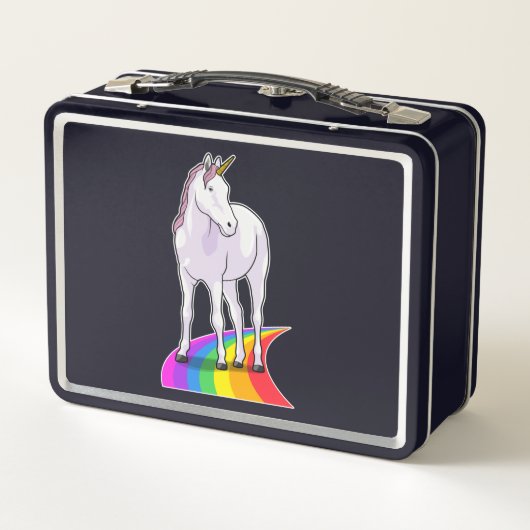 Unicorn met regenboog (Achterkant)
