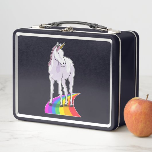 Unicorn met regenboog (In situ)