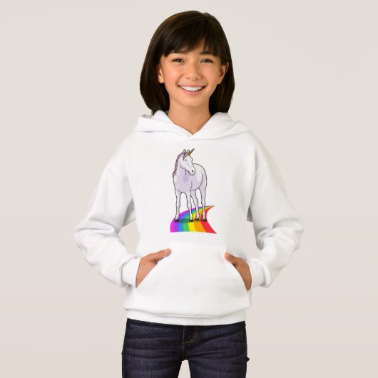Unicorn met regenboog (Voorkant volledig)