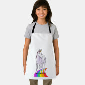 Unicorn met regenboog schort (Insitu)