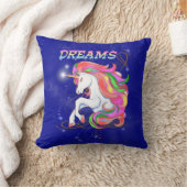Unicorn met regenboogmane, fantasiekunst. kussen (Deken)