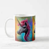Unicorn met roze mane koffiemok (Links)