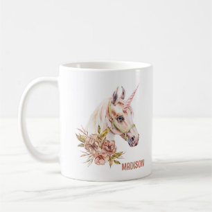 Unicorn met Rozen Koffiemok