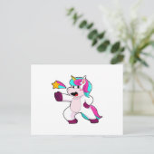 Unicorn met Star Briefkaart (Staand voorkant)