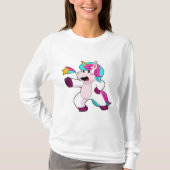 Unicorn met Star T-shirt (Voorkant)