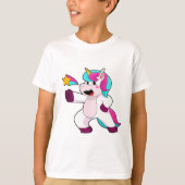 Unicorn met Star T-shirt (Voorkant)