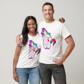 Unicorn met Star T-shirt (Unisex)