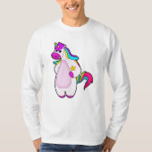 Unicorn met Star T-shirt (Voorkant)